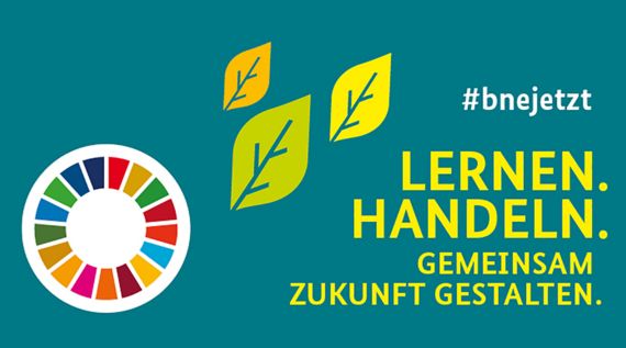 Das Logo der Kampagne Lernen. Handeln. Gemeinsam Zukunf gestalten. Das Logo der Kampagne Lernen. Handeln. Gemeinsam Zukunf gestalten.